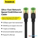 Baseus 1.5Meter High Speed CAT8 40Gigabit Ethernet Nylon Braided Cable (6M)